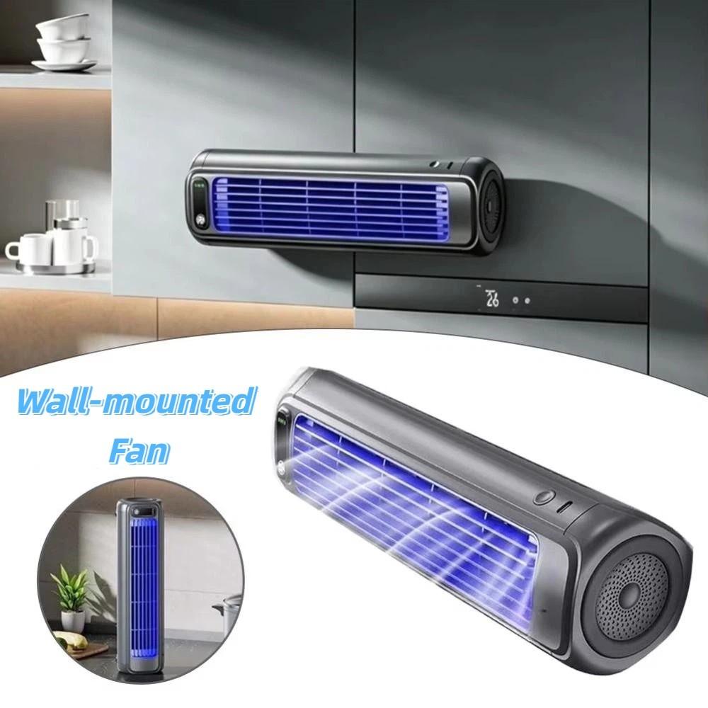 Bladeless Design USB Rechargeable Fan Leafless Cooling Fan for 5V/2A 3000mAh Desktop
