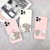 Мультяшные Милые Кошки ТПУ Силиконовый Чехол для IPhone 11 12 13 14 15 16 17 Pro Max Ударопрочный Прозрачный Задний Чехол
