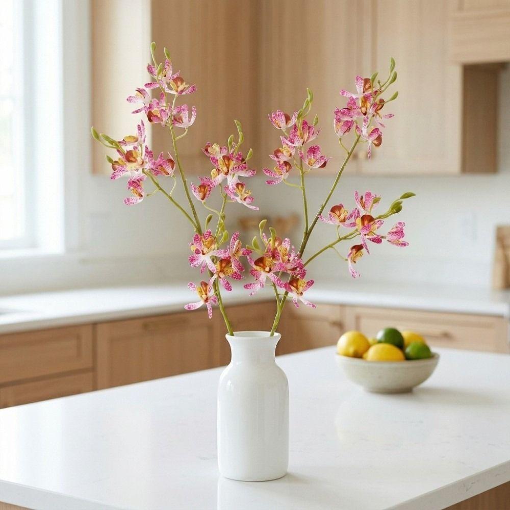 Real Touch Simulation Mini Orchid Small Butterfly Orchid Faux Mini Phalaenopsis Gift