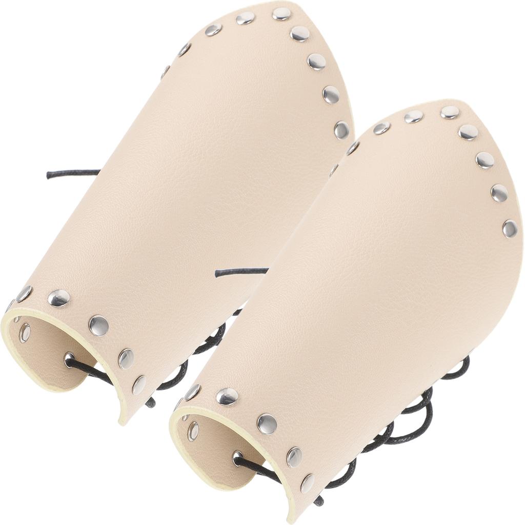 1 Pair Adjustable Archery Arm Guard For Adults Portable Wear-Resistant Forearm Protector Shooting Accessory