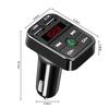 FM Transmitter Bluetooth Car 3.1A Dual USB Port+Type-C Charge Handsfree Call Wireless Aux Audio Radio Modulator MP3 Player