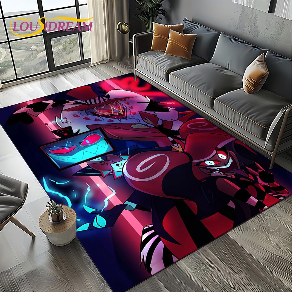 2025 H-Hazbin Hotel Чарли Мультяшный Ковер Коврик для Спальни Гостиной Домашний Декор Дивана, Игровой Декор для Детей Напольный Коврик Подарок