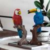 Новая фигурка птицы Васту в виде попугая, влюбленной пары, сидящей на дереве, для домашнего декора