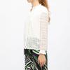 Blouse blanc écru dentelle betsy col montant Femme LA PETITE ETOILE