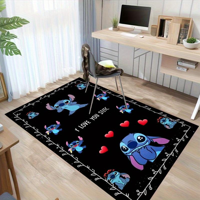 1pc. Cute Stitch Patterned Rug for Home Decor, Office Carpet, Chair Cover, Outdoor Mat, Gift Ideaz0410120