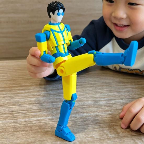 3D-печатная фигурка персонажа, Многосуставная подвижная игрушка, Коллекционная шарнирная фигурка для украшения рабочего стола, Подарки для коллекционеров