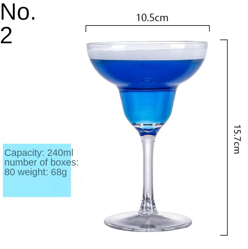 1шт креативный акриловый коктейльный бокал прохладный пластиковый винный бар мартини ПК Маргарет шампанское чашки