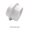 White Wide Application Duct Hose Check Valve Sturdy And Durable For Various Ventilation Needs