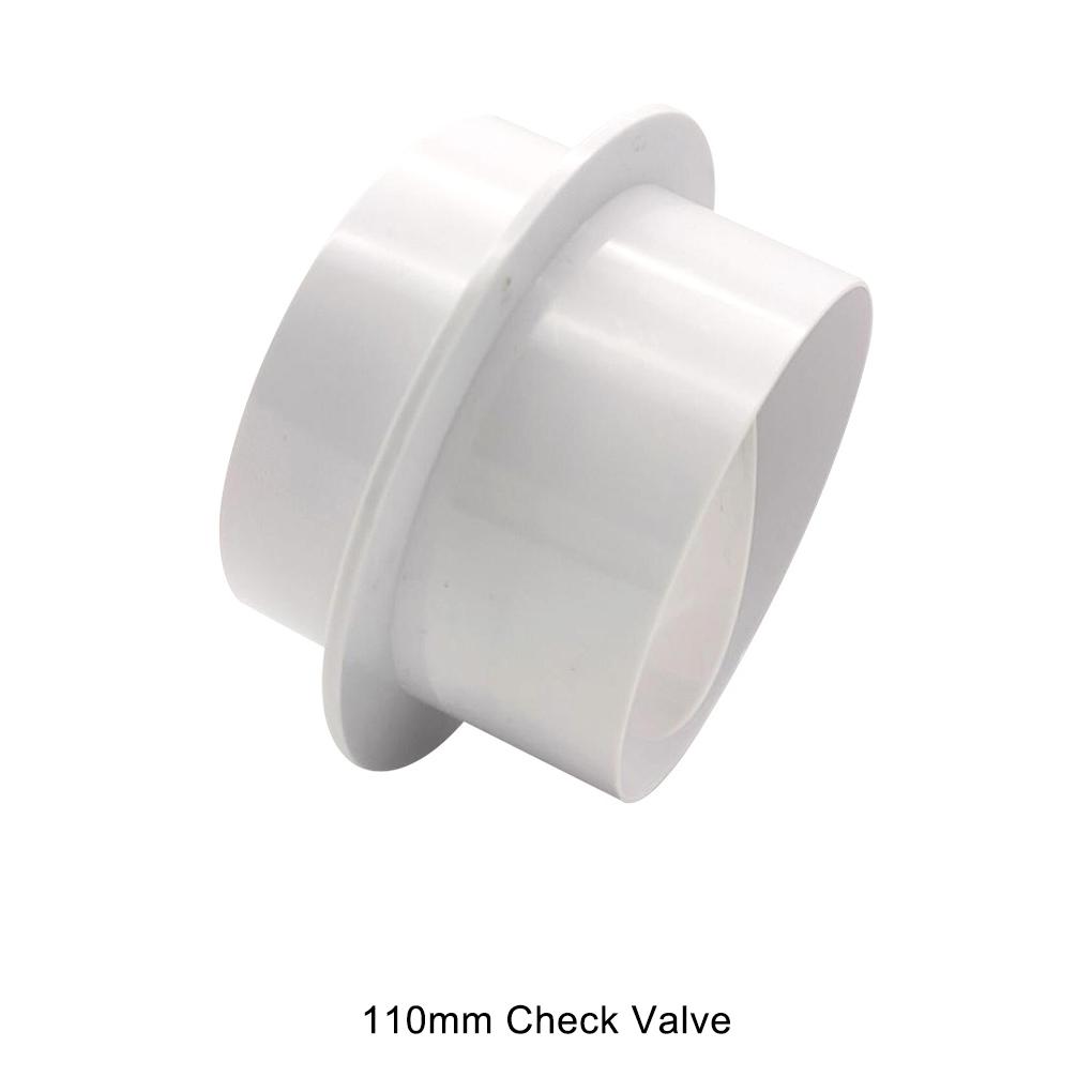 White Wide Application Duct Hose Check Valve Sturdy And Durable For Various Ventilation Needs