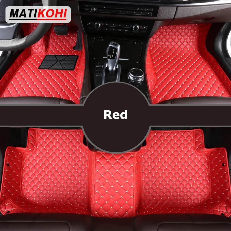 AOTI9 MATIKOHI Custom Car Floor Mats For Hyundai Grandeur Azera Auto Carpets Foot Coche Accessorie