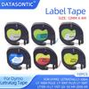 10pk 91330 LT Label Tape Compatible For Dymo Letratag Ribbon 91331For LT-100H LT-100T Dymo Adhesive Label Printer Lm920 Tape12mm