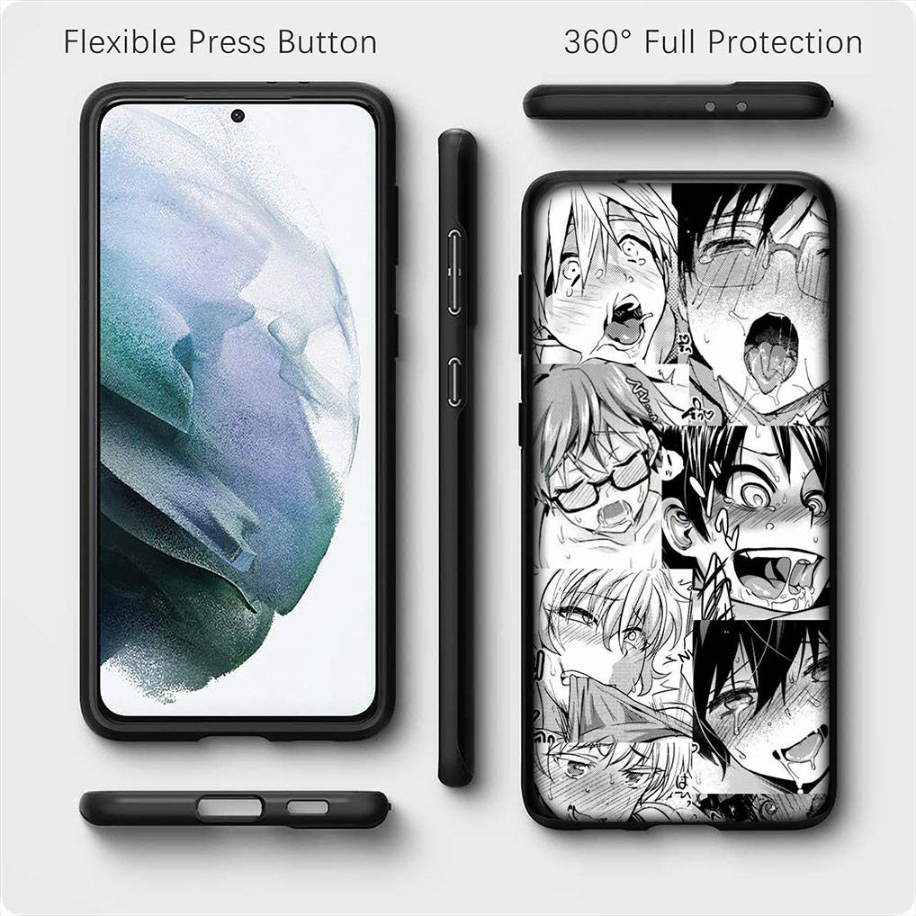 Для Samsung Galaxy S24 S23 iPhone 16 15 14 Xiaomi Redmi Note 13 12 11 10 8 9 Pro Max X XR Чехол для телефона Hentai Manga Anime Girl Waifu Sugoi OPPO Huawei