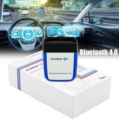 Vgate Vlinker BM + OBD2 V2.2 Bluetooth Dual Mode 4.0 диагностический автомобильный детектор неисправностей