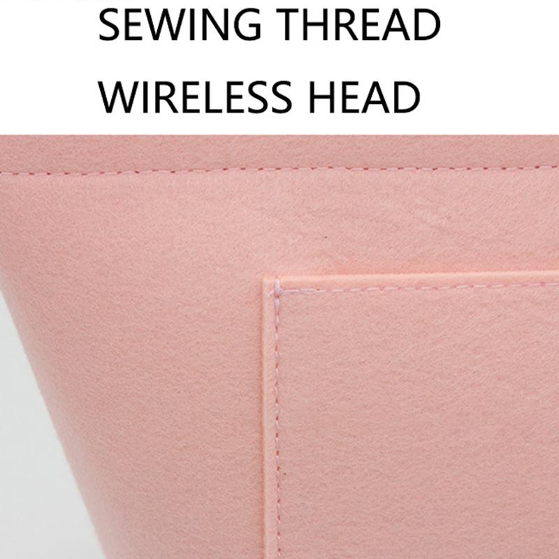 Felt Insert Bag Fits For Handbag Liner Bag Felt Cloth Makeup Bag Support Travel Portable Insert Purse Organizer
