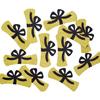 Qttier Diploma Confetti, 12pcs 4 inches Graduation Centerpeices Congrats Grad Party Decorations Graduation Table Decor Class of 2025 High School