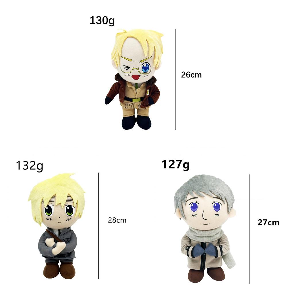 Плюшевая игрушка Hetalia Axis Powers с очками для фанатов аниме и коллекционеров