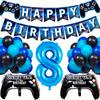 Game Themed Balloon Set Gamepad Birthday Anniversary Arrangement Game Party Celebration Supplies