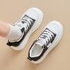 2026 spring new small size casual shoes women's thick-soled breathable single shoes heightening sports women