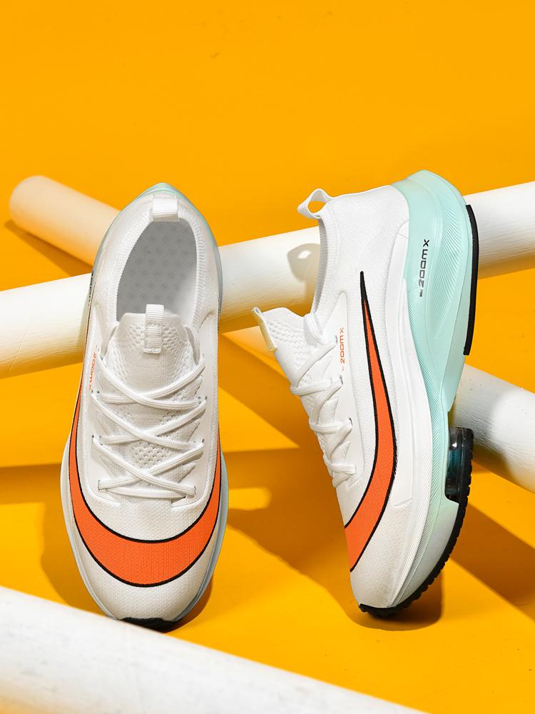 Кроссовки для бега Специальные кроссовки для марафона с воздушной подушкой для мужчин и женщин Спортивные дышащие легкие удобные нескользящие кроссовки для женщин