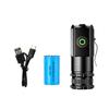High Power 3 LED Mini LED Flashlight 2000LM Portable Torch TYPE-C Rechargeable IP68 Camping Lantern with Tail Magnet