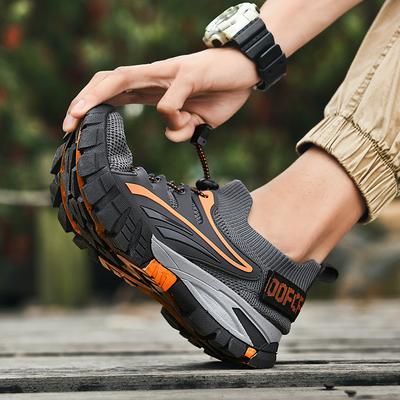 Мужские летние походные туфли Дышащие туфли для ходьбы вверх по течению Треккинговые Аква Открытые Рыбалка Кемпинг Кроссовки Вейдинговые Толстая подошва Сетчатые Дышащие