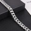 Mens Curb Chain Necklace 20-26 Inches 12MM Wide Long Necklaces For Men Best Friends Stainless Steel Jewelry Gifts For Birthday