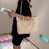 Sommer Handarbeit gewebte Damen Schultertaschen Boho Stroh Weben Mode Unterarm Tasche große Kapazität Damen Urlaub Handtaschen