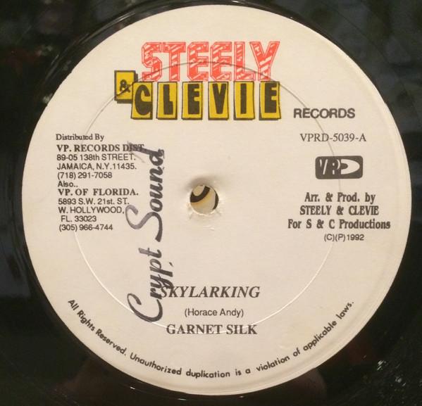 12-дюймовая пластинка GARNETT SILK PETER WHITE PANCHO Skylarking Mi Have Fi Ask VPRD5039 Steely Clevie 1992 США Регги Ска Даб Б/у