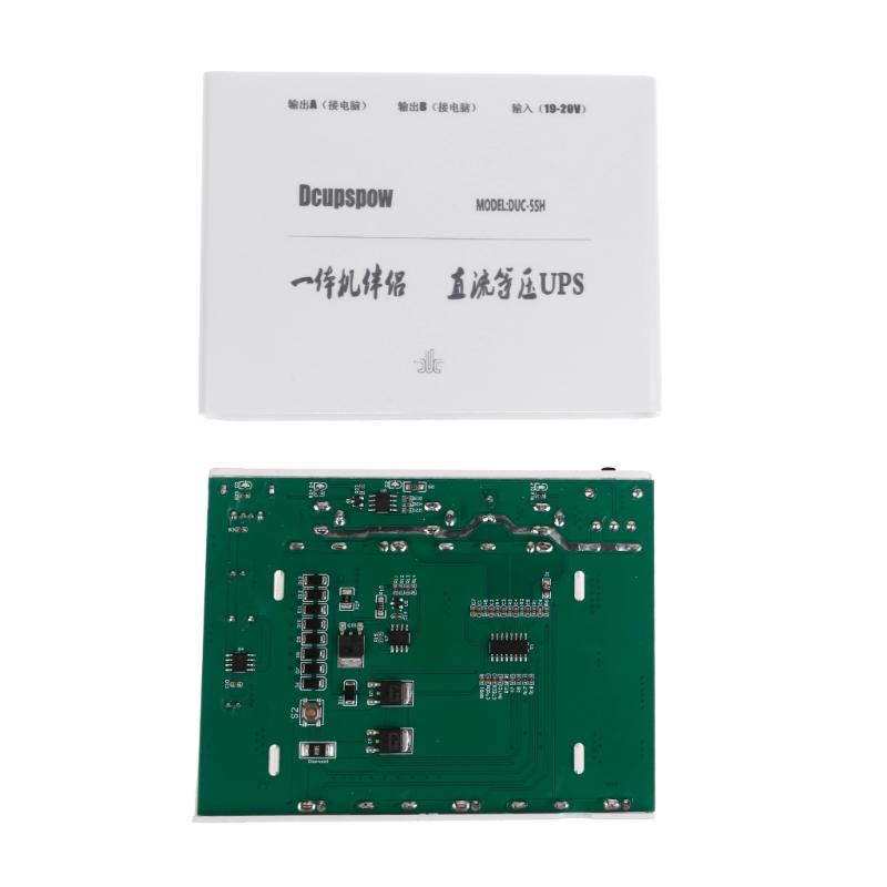 DIY 5x18650 Батарейный блок питания 19 В 5,5x2,1 мм Блок питания ИБП с кабелем питания от 5,5x2,5 мм до 5,5x2,1 мм для автомобильного видеорегистратора