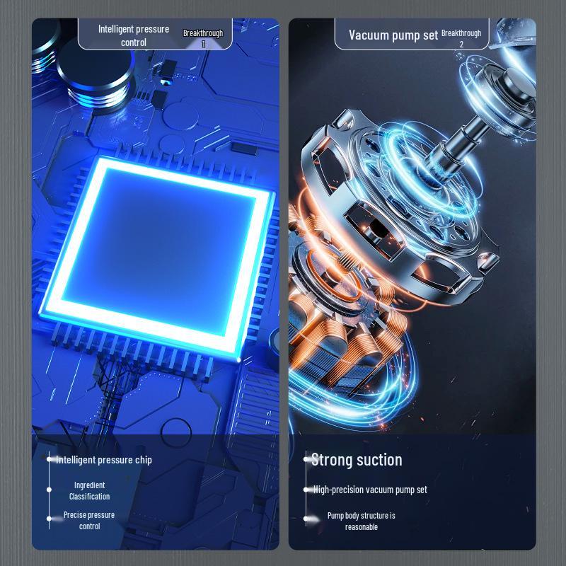 Полностью автоматический вакуумный упаковщик из нержавеющей стали для сохранения сухих и влажных продуктов