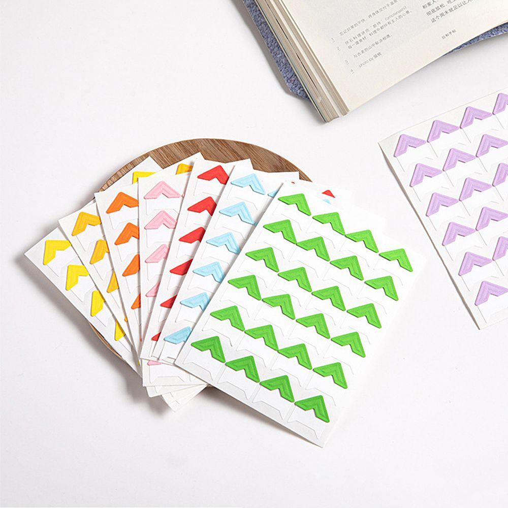 Ретро Аксессуары Крафт Бумага Украшение Скрапбукинг Фотоальбомы Рамка DIY Уголки-наклейки