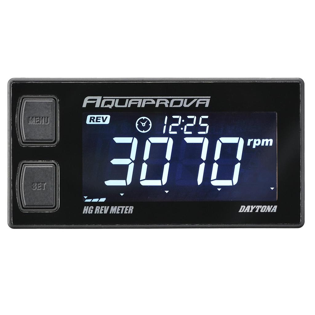 Daytona AQUAPROVA Серия HG Тахометр 72815 Тахометр, Мотоцикл, Цифровой, Водонепроницаемый, С подсветкой,