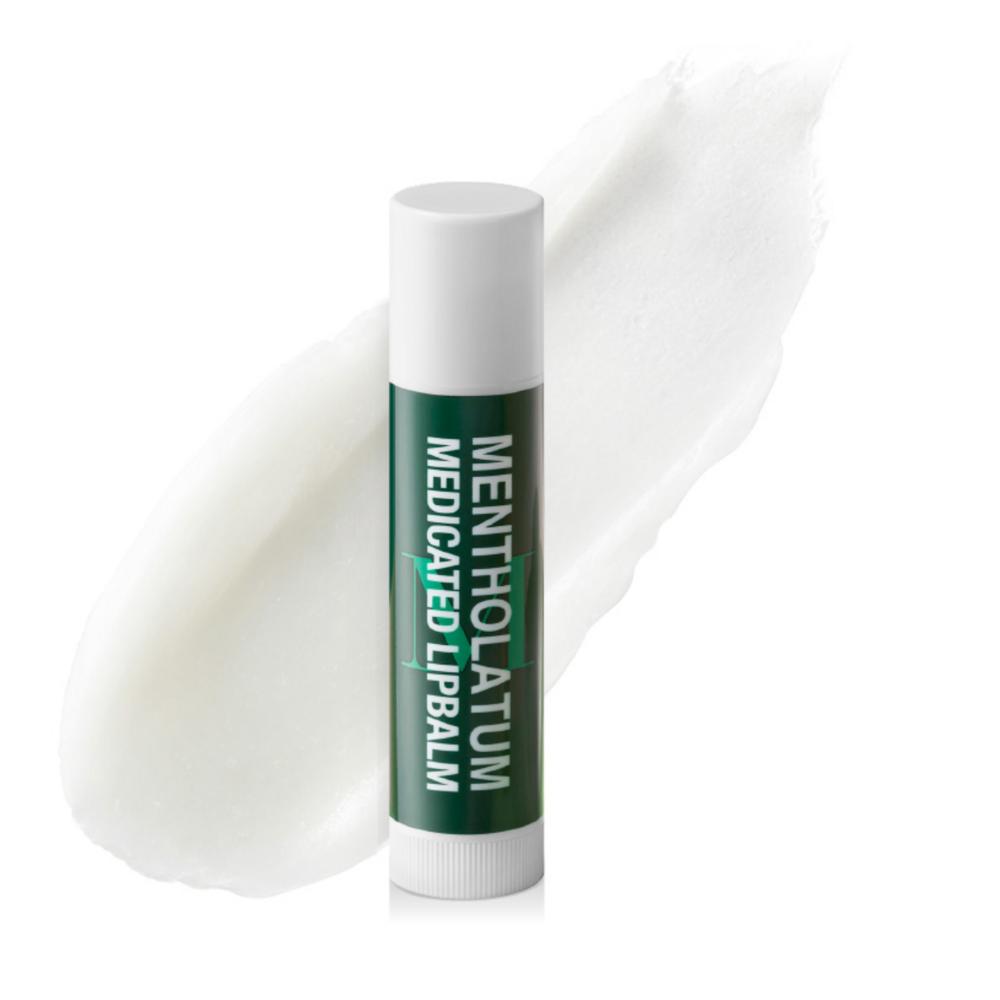 Лечебный бальзам для губ Mentholatum, Натуральный ментол, 3,5 г, 4 шт.