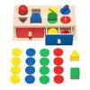 Wooden Object Montessori Toy Developmental Toddlers Ball Matching Box Boxes