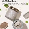 Cica Tea Tree Soothing Wash Off Mask Pack 125gr AUTHENTIC STORE