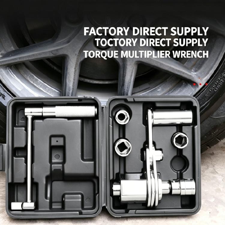 Torque Multiplier Wrench Set,Heavy Duty Labor Saving Lugs Nut Removers,Include Socket and Storage Case