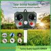Outdoor Solar-Powered Ultrasonic Bird & Mouse Repeller, Waterproof & Multi-Frequency
