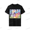 Лето 2026 новое Футболка My Little Pony милая аниме Сумеречная Искорка и радужный пони короткий рукав