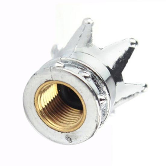 Crown Tyre Tire Valve Stems Air Cover Car Truck Wheel Rim Dust Cap