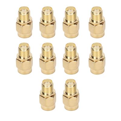 10 шт. адаптер коаксиального кабеля RF SMA Female to RPSMA Female Coax Line Connector Set Kit