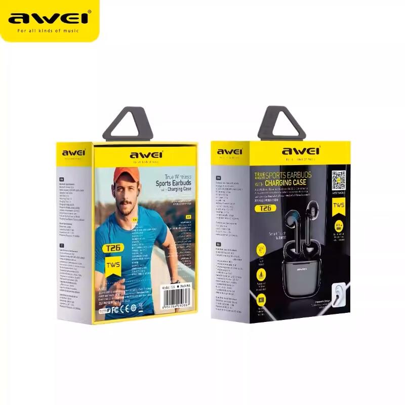 Беспроводные Bluetooth-наушники aWEI T26 Pro