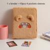 Kawaii Пушистый Кот Медведь A5 Папка для Фотокарт Собрать Оболочку Книги Держатель Для Фотокарточек Фотокарточка Альбом Канцелярские Принадлежности