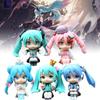 Miku Hatsune 5pcs Q Version Model Toy Cartoon Children Cake Baking Decoration