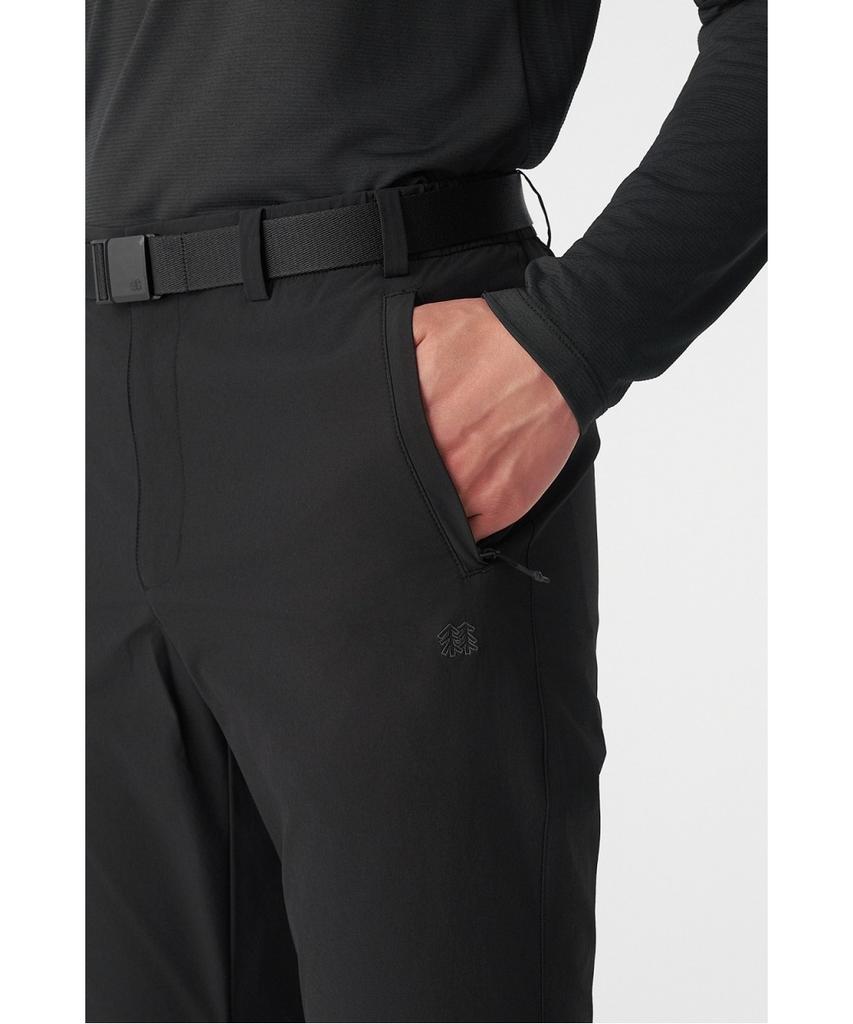 Koolongseupocheu Мужские стандартные брюки зауженного кроя без складок Jwpnm26261Blk
