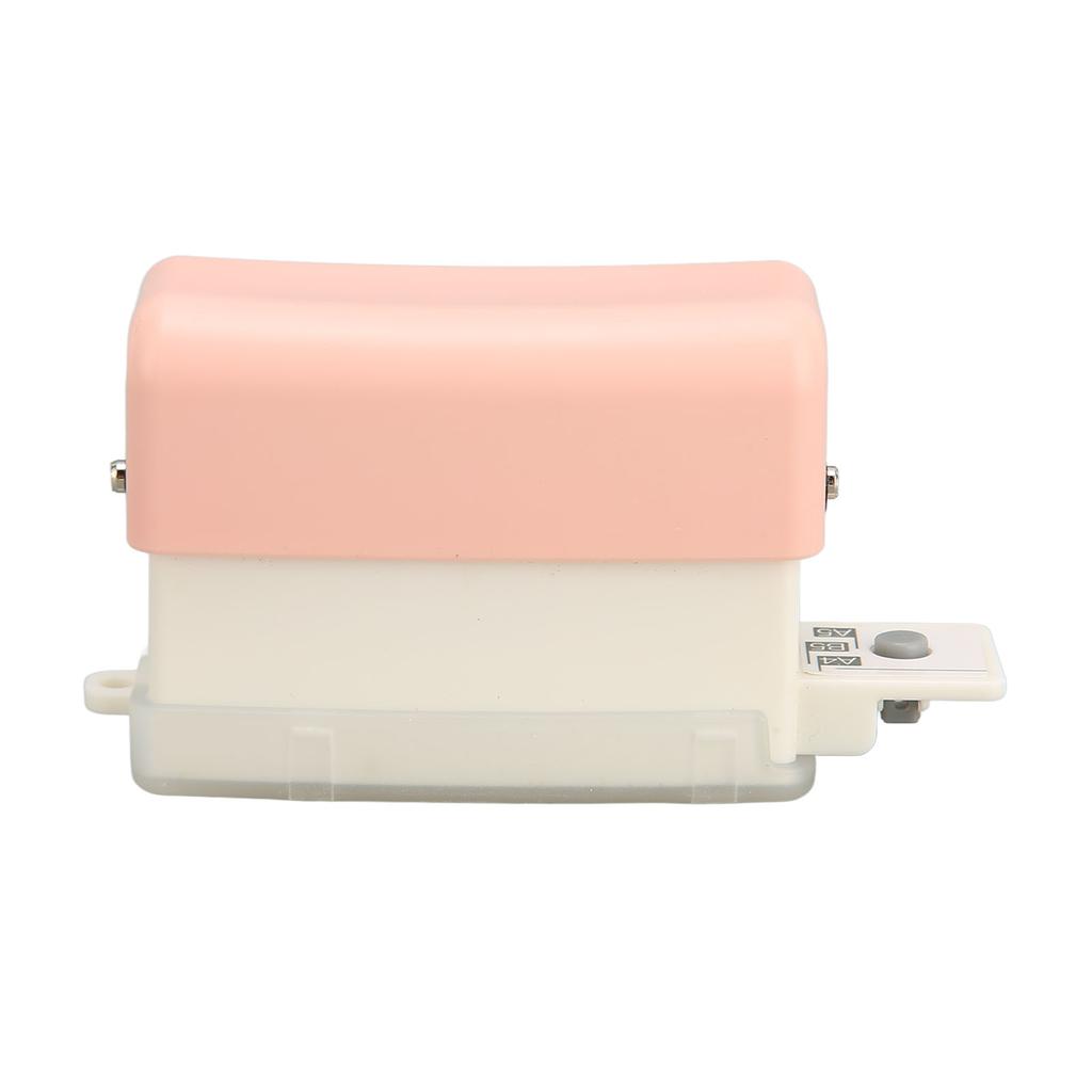 6 Hole Paper Puncher Portable Cute Style ABS Manual Operation 7mm Punching Depth Desktop Punch