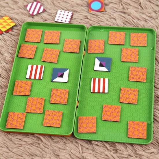 Brainteasers Purple Cow Magnetic Memo Game Portable for 2 To 4 People, Ages 3 and Up, Popular Korean Game