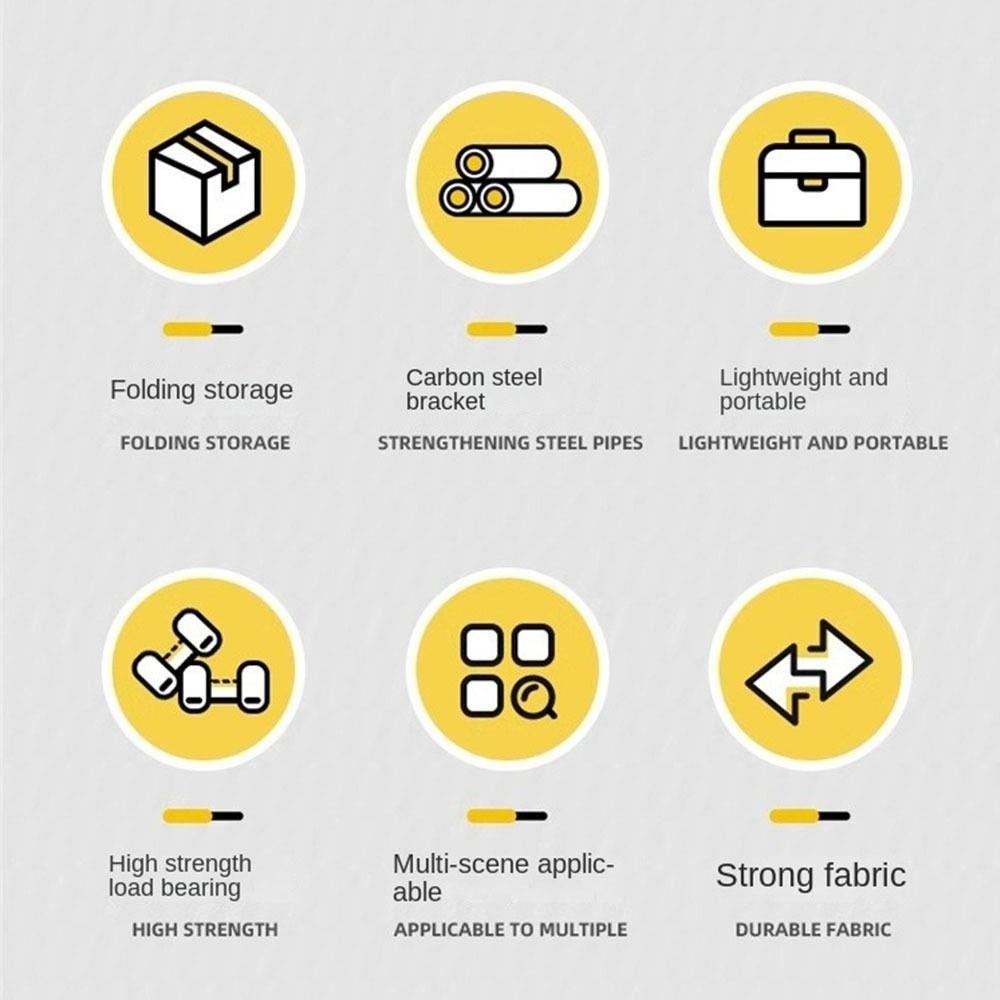 Ultra-light Folding Stool Oxford Cloth Outdoor Picnic Bench Portable Zipper Campstool  Train