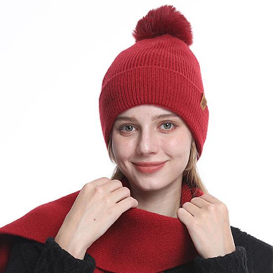 3 шт./комплект, женская зимняя шапка, шарф, перчатки, комплект, толстая трикотажная защитная шапка для ушей, перчатки, эластичная ветрозащитная зимняя шапка-купол для велоспорта, шапка-бини с шейным убором