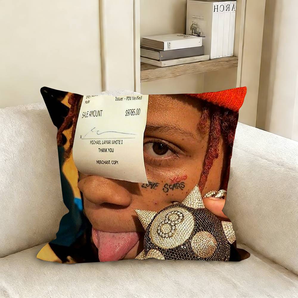 TTrippie RRedd Various Sizes Square Pillow Case For Car Home Bedchamber Decor