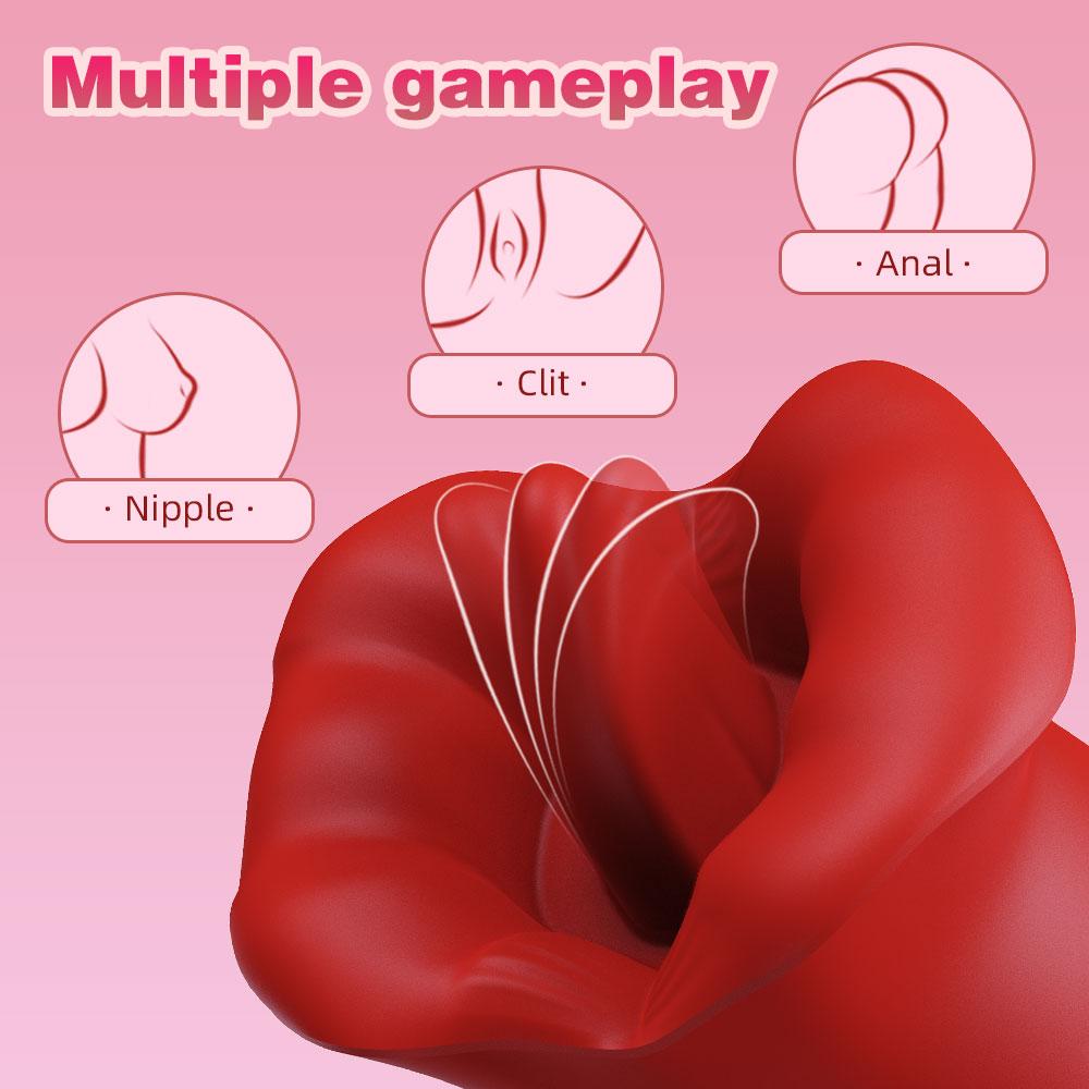 Powerful Sucking Licking Vibrator For Women Clitoris Stimulator Female Oral Nipple Massager Vagina Masturbators Adult Sex Toys